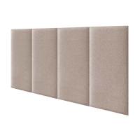 DHOME Cabecero Tapizado Tela Aqualine Premium Antimanchas Diseño Modular Vertical Autoadhesivo Altura 135cm - details 6