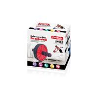 Rueda Doble Abdominal Rodillo abdominal fitness doble rueda gimnasio ejercicio muscular - KMT Style - details 2