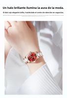 Reloj De Cuarzo Para Mujer OLEVS Movimiento Japonés Resistente Al Agua Acero Inoxidable Cerámica Lujo Reloj De Pulsera Para Damas Conjunto Popular - details 10