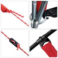 vidaXL Tienda de almacenamiento impermeable gris - details 7