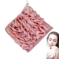Bola De Baño Creativa 2 En 1 Toalla Loofah Con Cierre De Cordón Exfoliante Suave Esponja De Ducha Herramienta De Cuidado De Piel - details 39