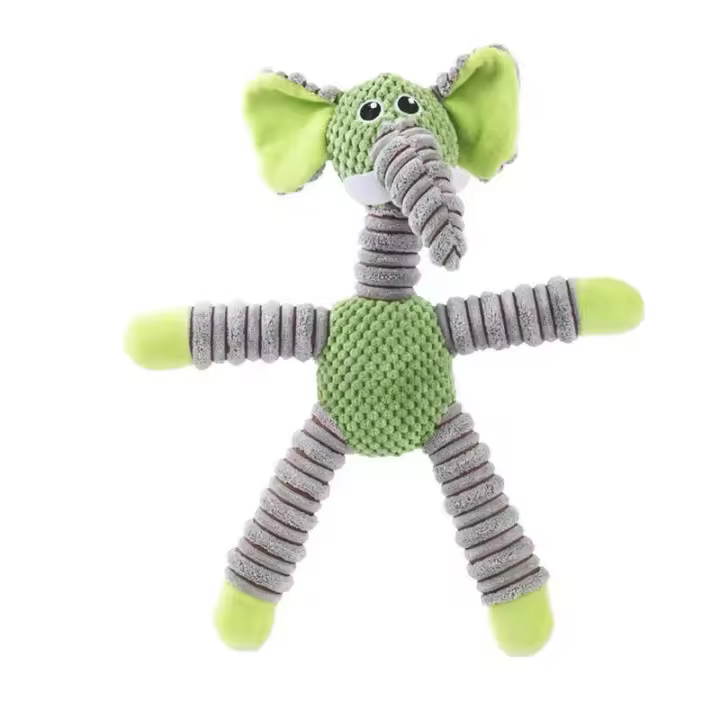 Juguetes Para Perros De Peluche Squeak Resistentes Mordibles Diseño Cartoon Alivio De La Boredom Interactivos Para Moler - 1