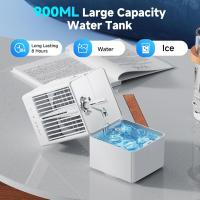Aire acondicionado portátil, miniventilador USB 4 en 1 con ossilación de 90 °, temporizador de 2/4 H, 3 velocidades, LED de 7 Colores, para el hogar y la Oficina. - details 4