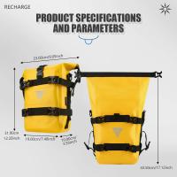 Bolsa De Almacenamiento Para Motocicleta Impermeable De Gran Capacidad Bolsa Colgante Lateral Para Viaje Resistentes Al Choque - details 22