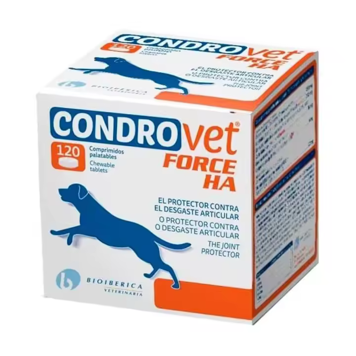 Condrovet Force HA 120 comprimidos suplemento condroprotector para perros BIOIBERICA - 1