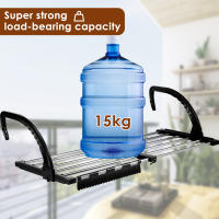 Nueva Estante De Secado De Ropa Plegable Y Extensible En Acero Inoxidable 42-72cm Para Zapatos Toallas Y Ropa Para Balcón - details 4