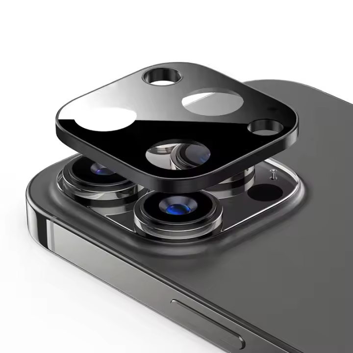 Protector De Lente De Cámara De Metal Para iPhone 15 14 13 12 11 pro Max 12 Mini Lente De Vidrio Para iPhone 15 14 plus Accesorios De Cubierta - 1