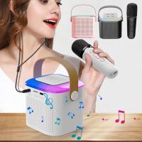 Altavoz portátil Bluetooth, Máquina de Karaoke con micrófono portátil, compatible con Bluetooth, sonido estéreo 5,3, altavoz de Karaoke para cantar, compatible con auriculares de 3,5mm para regalos de cumpleaños, fiestas en casa - details 0