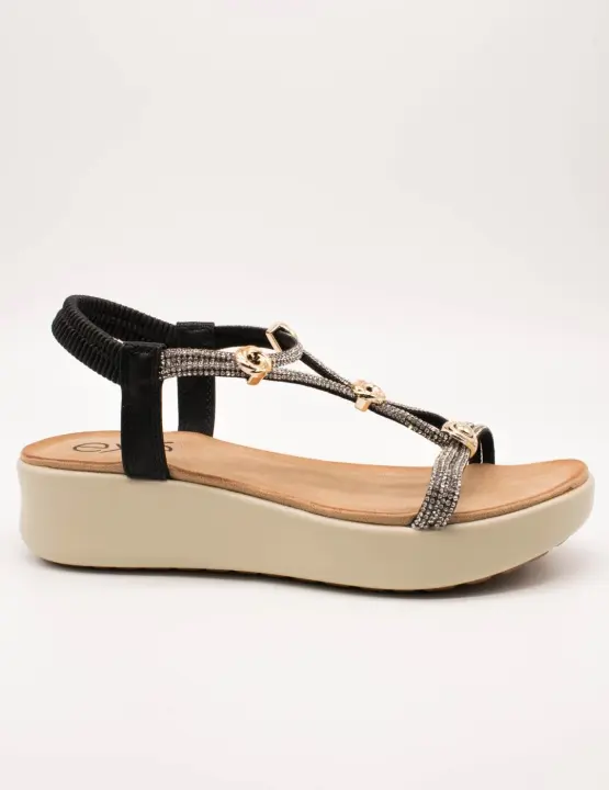 Exe Sandalia BZX33170-002 Strass Black de Mujer - 1