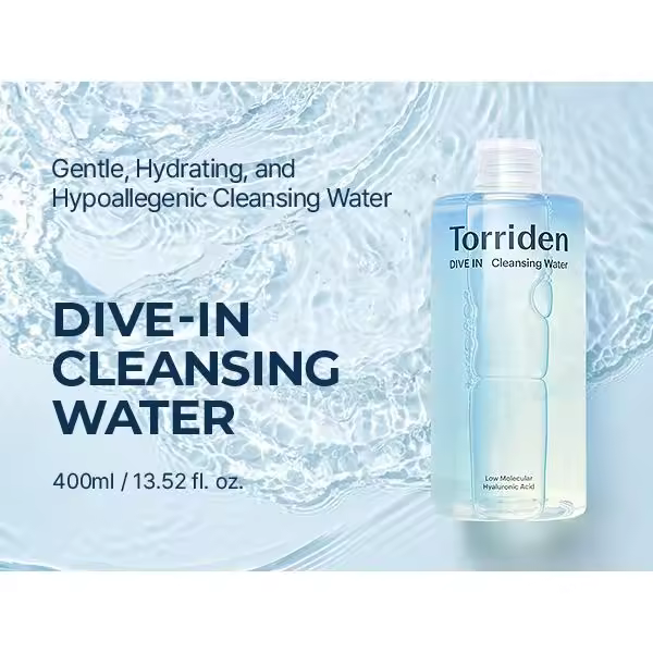 TORRIDEN DIVE-IN Agua Micelar con Ácido Hialurónico – 400ml - 1