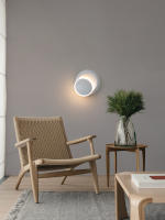 Lámpara De Pared LED Rotativa Para Interior Luz De Noche Para Dormitorio Sala De Estar Pasillo Sofá Iluminación De Fondo Decorativa Para El Hogar Con Espejo - details 9