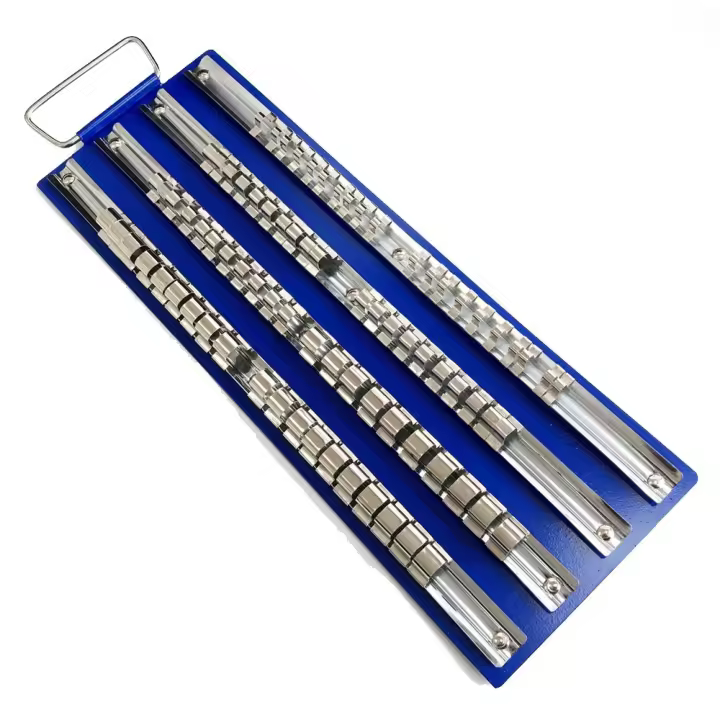 JOMAFA - BANDEJA METALICA CON RAILES PARA 80 LLAVES VASO - 5382 - 1