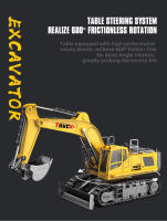 Autobús Excavadora RC Para Niños 1/18 Metal Y Plástico Control Remoto 17 Canales Vehículo De Ingeniería Eléctrico Para Niños Y Niñas Juguete Listo Para Usar - details 6