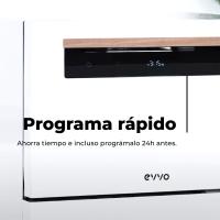 Lavavajillas EVVO Mini D, 6 Cubiertos, 8 Programas, Blanco, Ancho 550 mm - details 0