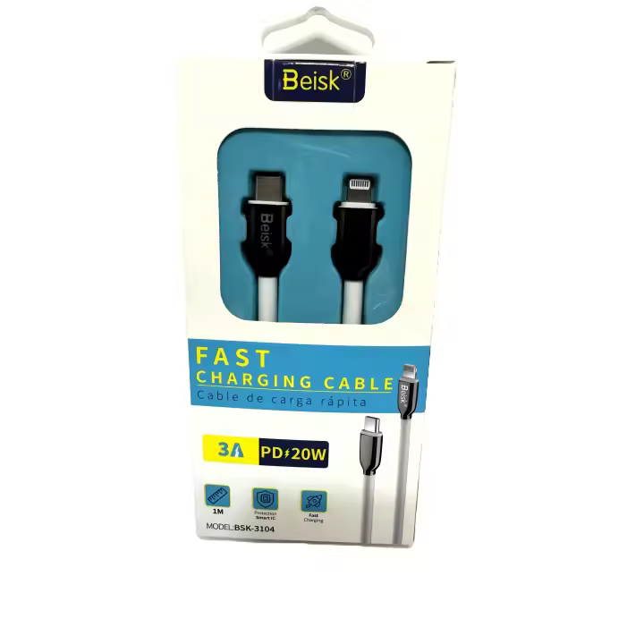 CAHRGING CABLE 3A PD 20W IOS-TYPE C BEISK - 1