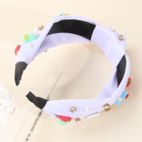 1pc Cinta Para El Cabello De Niñas Con Perlas Y Diamantes Decoración De Lápiz De Dibujo Moda De La Temporada De Regreso a La Escuela Para Adolescentes - details 1