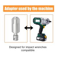 Adaptador Para Convertir Llave De Impacto En Martillo Eléctrico Convierte a SDS-Plus/Square Para Uso Con Taladro/Llave De Impacto Accesorios Eléctricos Para Herramientas - details 4