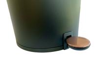 PAPELERA AMIKO SERIE COPPER CON PEDAL PARA LA APERTURA Y 5 LITROS DE CAPACIDAD - details 4