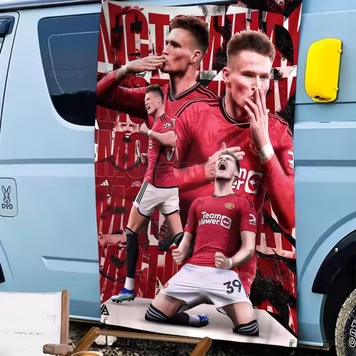 Toalla De Playa De Microfibra M-Manchester U-United F Absorbente Secado Rápido Suave Para Yoga Natación Vacaciones Montañismo - 1
