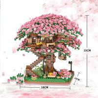 Bloques De Construcción Creativos Sakura House 2000 Piezas Vistas De La Ciudad Modelo De Arquitectura Juguete De Bloques Micro Para Niñas Y Niños Adultos Regalo - details 1