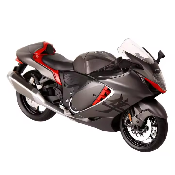 Modelo a Escala Suzuki GSX-1300R Hayabusa De Aleación De Latón Con Iluminación Autocycle Off-Road Para Colección Y Regalo Para Niños - 1
