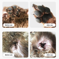 Afeitadora Eléctrica Para Perros Profesional Cortador De Pelo Para Patas Gabinete De Corte De Pelo Para Gatos Peine De Aves Y Orejas Pedicura Para Pecho - details 4