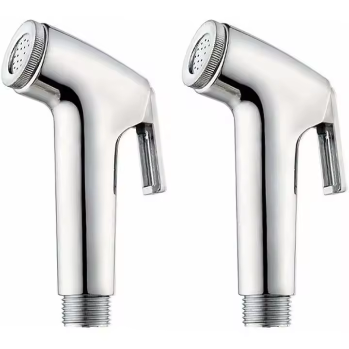 2 piezas de spray para bidé, Ducha de Mano para odorless, pulverizador para Limpieza de inodoros, Baño de mascotas, Grifo de hesiene personal, Ducha de mano - 1