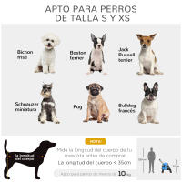 PawHut Cochecito para Mascotas Plegable Carrito para Perros y Gatos con Ventanas de Malla Cojín Lavable Correas de Seguridad Cubierta de Tela Oxford y Marco de Acero 82x47x97 cm - details 6