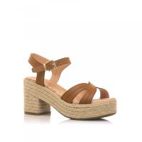 MUSTANG 51730 C54458 Sandalias plataforma mujer 32094 24V SANDALIA PLATAFORMA YUTE CUERO - details 0