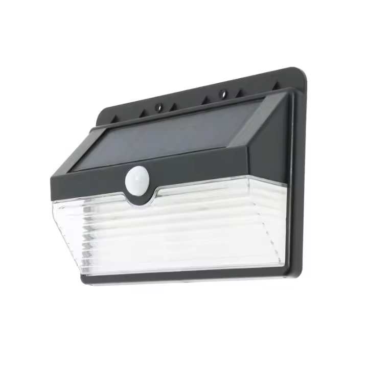 IluminaShop - Aplique LED Solar 4W Con Sensor Movimiento IP44 - 1