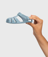 Igor sandalias cangrejeras para el agua RESPETUOSAS y con velcro Mod. Nemo azul y mostaza dijon - details 2