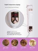 Rizador de Cabello de Iones Negativos - Varita Voluminizadora para Rizo Exuberantes y Flequillo, 32mm/25mm, Diseño Ergonómico, Solo para Cabello Seco, Enchufe Tipo-C, Acabado Metálico Brillante, Rizador Automático - details 7