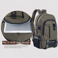 Mochila De Viaje Para Adolescentes Y Niños Unisex Gran Capacidad De Almacenamiento Bolsa De Escuela De Lona De Alta Calidad Con Mochila Suave Para Montañismo - details 2