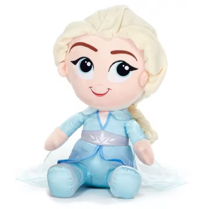 Elsa Peluche Frozen II, Peluche Muñeca Elsa Princesa Frozen II 46cm, Peluche Grande para Niña Regalo Cumpleaños, Navidad, Reyes - 1