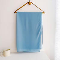 Pañuelo De Mujer IROJEFF De Seda Poliéster 2025 Hijab De Lino Premium Maxi Wrap Estilo Elegante Color Sólido Protección Solar - details 11