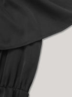 Vestido Largo De Encaje Sin Mangas Para Mujer Verano 2025 Estilo Casual Natural Belleza Basic Vestido Sin Espalda Diseño De Hombros Descubiertos Material Poliéster - details 4