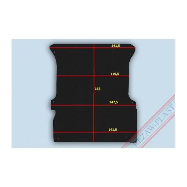 Rezaw Plast Protector suelo furgoneta| Ford TRANSIT CONNECT I corto | 2002 - 2013 | REF: 100438 - 1