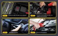 Arrancador de Coches Portátil BRPOM BM501 4000A para Todo Gasolina o 10L de Diésel con Cables Inteligentes, Salida QC3.0 y Espera Larga - details 13