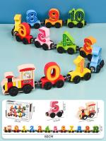 Juguete De Tren De Madera Montessori Para Niños Y niñasEducación Temprana Alfabeto Magnético Conjunto De Tren De Números Para Bebés Juegos De Matemáticas - details 9
