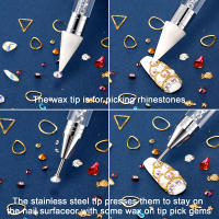 1pcs Herramienta De Dote De Joyería Doble Cabeza De Cristal Pluma Para Picking Y Pintura De Cera Con Piedras Preciosas - details 7