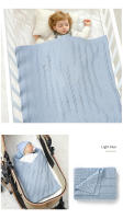Mantas receptoras de Algodón para Bebés, 90x70cm, para niños y niños recien nacidos, Super suave, de Doble USO, para Cuna, cochecito, ropa de Cama, colcha sólida - details 8