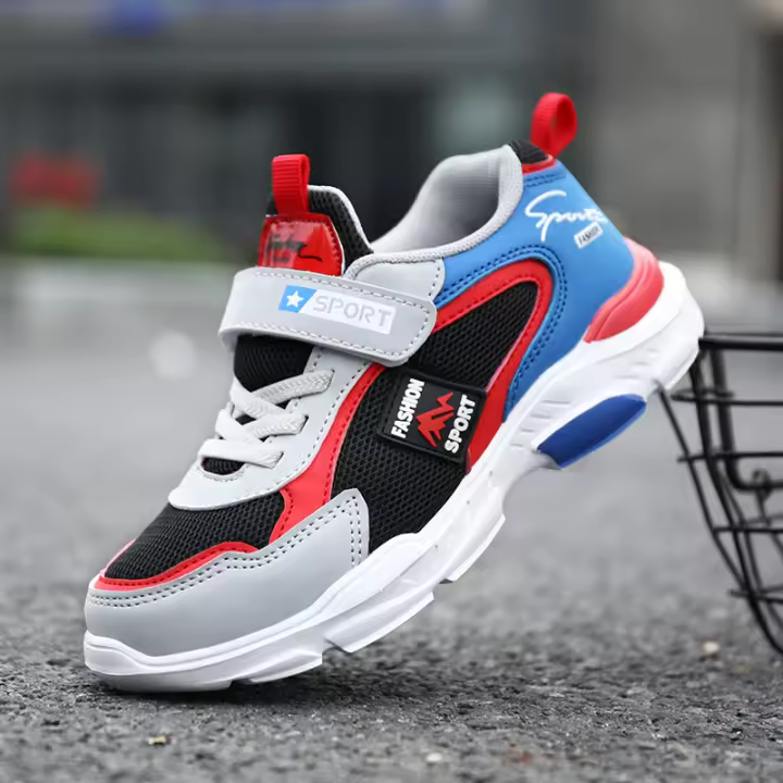 Zapatos Para Niños Transpirables Y Antideslizantes Zapatillas De Primavera Otoño Para Niños De 7 a 13 Años Moda Infantil - 1