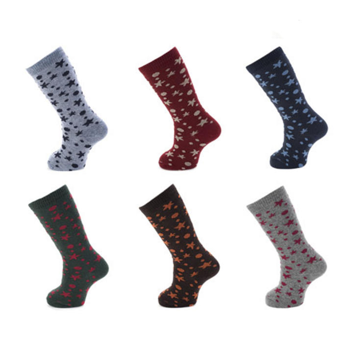 CARLOMAGNO - 420 Calcetin alto Infantil estampado fantasia estrellas