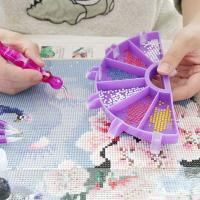 Limpieza De Pincel Con Gran Capacidad Para Perforación De Diamantes Herramientas De Paleta Cruzada Platos De Bricolaje Y Plástico Para Bordado Moderno - details 8