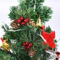 10Pcs Conos De Pino Y Ramas De Pino Con Berros Rojos Artificiales Para Adornos De Navidad Arbol De Navidad Guirnalda DIY Regalos Decorativos - details 1