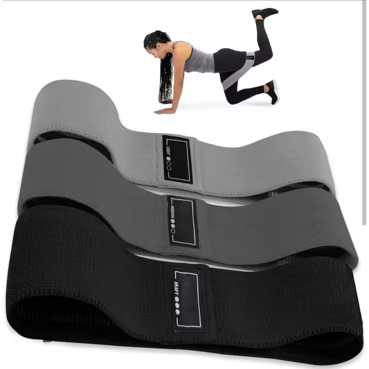 Pack de 3 Bandas Elasticas Musculacion - Bandas Elasticas Gluteo-Bandas Elasticas Fitness Antideslizantes - Bandas Gluteo-Bandas Elasticas Musculacion - 1