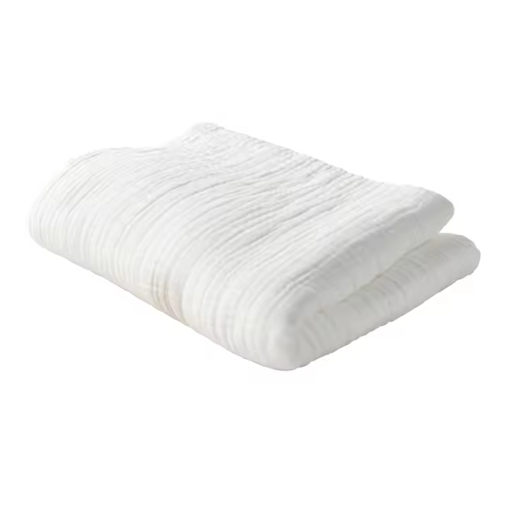 Manta de seersucker de algodón puro popular, manta de sofá, manta de aire acondicionado, manta de siesta, suave y transpirable, regalo para las cuatro estaciones - 1