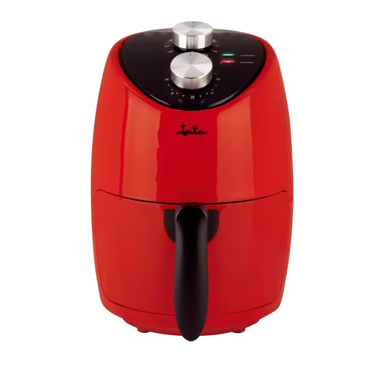 Jata Freidora de aire sin aceite de 2 litros, Temperatura ajustable de 80 a 200ºC, Con temporizador, Cestillo antiadherente apto para lavavajillas, 1000 W, Libre de BPA - JEFR1222 JEFR1223 - 1