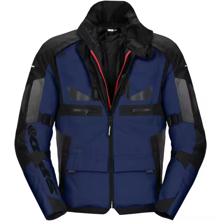 Chaqueta Spidi Crossmaster H2OUT Azul Negro - 1