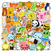 Pack De 50 Pegatinas De Animales Adorables Grandes Y Coloridas Resistentes Al Agua Para Botellas De Agua Y Teléfono Móvil - details 4